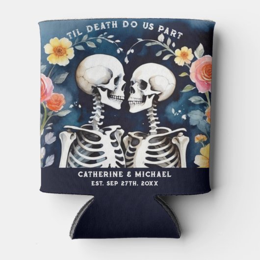 Til Death Do us Part Skeletons Gothic Wedding Dosenkühler (Vorderseite)