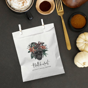 Til Death Do us Part Skull Halloween-Brautparty Geschenktütchen