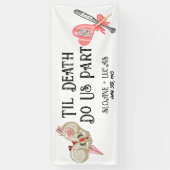 Til Death Do us Part | Vinyl Welcome Banner |Farbe (Vertikal)