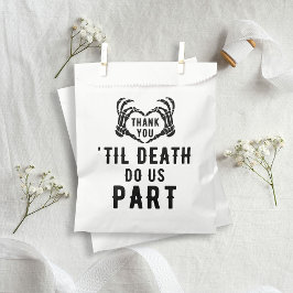Til Death Do us Part Wedding Danke, dass Sie Tasch Geschenktütchen