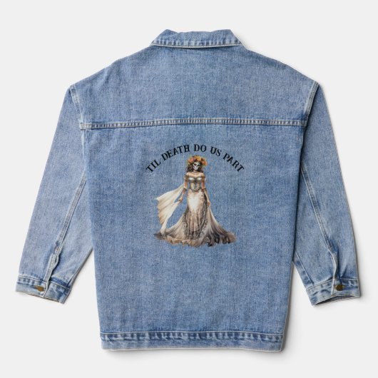 Til Death Do us Part Wedding Denim Jacket Jeansjacke (Rückseite)