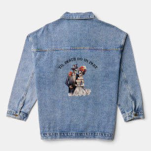 Til Death Do us Part Wedding Denim Jacket Jeansjacke