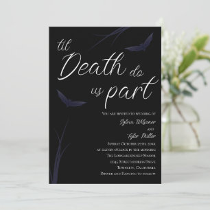 Til Death Do us Part Wedding Einladung