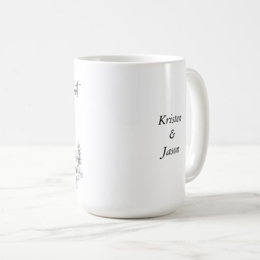 Til Death Do us Part Wedding Tasse (VorderseiteRechts)
