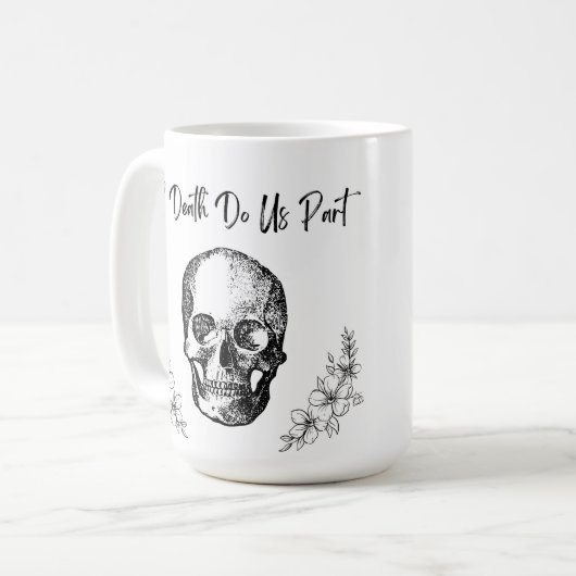 Til Death Do us Part Wedding Tasse (Vorderseite Links)