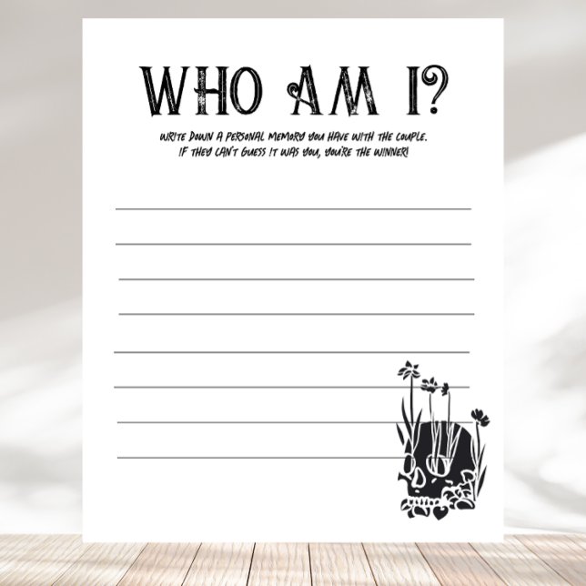 Til Death Do us Part | Wer bin ich? Spiel | B+W (Von Creator hochgeladen)