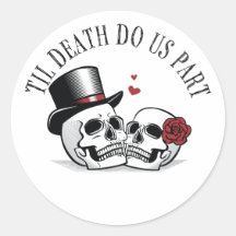 Til Death Do us Part White Aufkleber