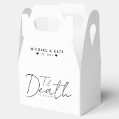 Til Death Do us Part White Wedding Geschenkschachtel (Geöffnet)