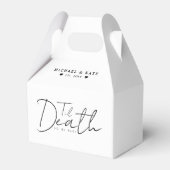 Til Death Do us Part White Wedding Geschenkschachtel (Vorderseite)