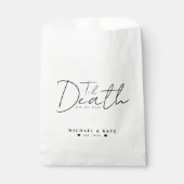 Til Death Do us Part White Wedding Geschenktütchen (Vorderseite)