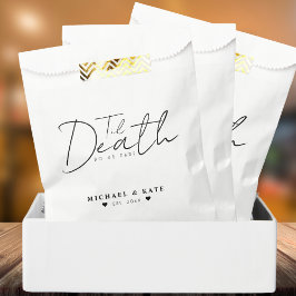 Til Death Do us Part White Wedding Geschenktütchen