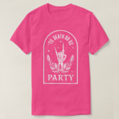 Til Death Do Us Party Bachelorette passend Bridal T-Shirt (Design vorne)