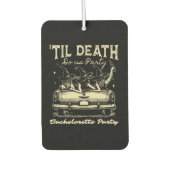 Til Death Do Us Party Halloween D Yellow Autolufterfrischer (Vorderseite)