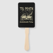 Til Death Do Us Party Halloween D Yellow Fächer (Vorderseite)