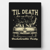 Til Death Do Us Party Halloween D Yellow Fotoplatte (Vorderseite)