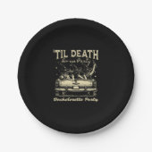 Til Death Do us Party Halloween D Yellow Pappteller (Vorderseite)