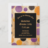 Til Death Do us Party Halloween Einladung (Rückseite)