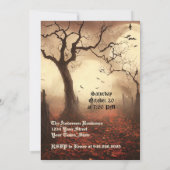 Til Death Do us Party Halloween Einladung (Rückseite)