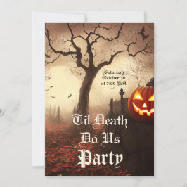 Til Death Do us Party Halloween Einladung