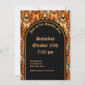 Til Death Do us Party Halloween Einladung (Rückseite)
