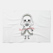 Til Death Do Us Party Halloween Geschirrtuch (Horizontal)