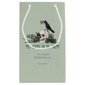 Til Death Do US Party Sage Irish Skull Bridesmaid Kleine Geschenktüte (Rückseite)