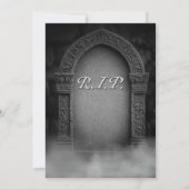 Til Death Do us Party Spooky Brautparty Einladung (Rückseite)