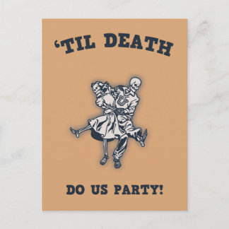 "Til Death Do us Postkarte