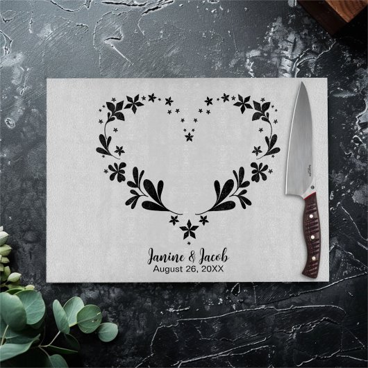 Til Death Do us us Part Individuelle Name & Weddin Schneidebrett