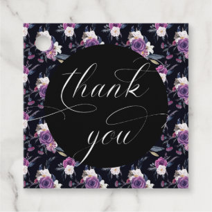 "Til Death Do us us Part Lila & Black Vielen Dank Geschenkanhänger