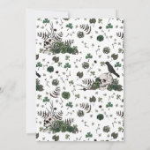 Til Death Do us us Part Mr. und Mrs Skulls Green R Einladung (Rückseite)