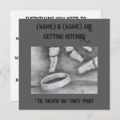 'Til Death Einladung (Vorne/Hinten)