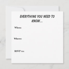 'Til Death Einladung