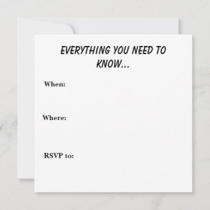 'Til Death Einladung