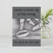 'Til Death Einladung (Stehend Vorderseite)