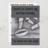 'Til Death Einladung (Vorne/Hinten)