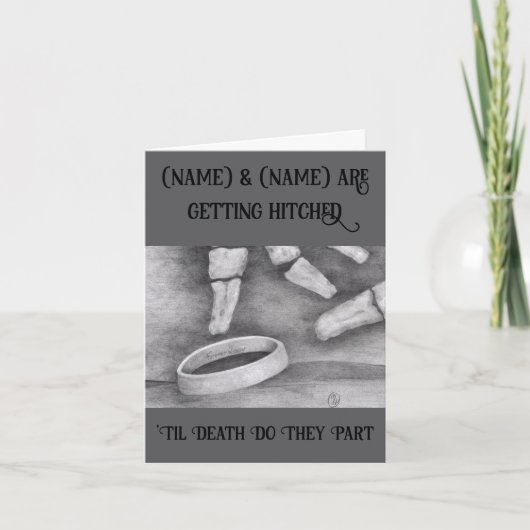 'Til Death Einladung (Vorderseite)