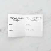 'Til Death Einladung (Innenseite)