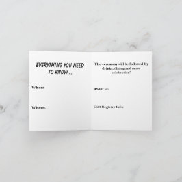 'Til Death Einladung