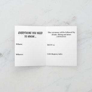 'Til Death Einladung