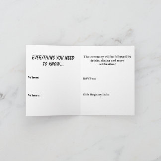 'Til Death Einladung