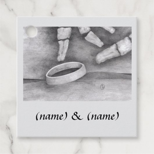 "Til Death" Geschenkanhänger (Vorderseite)