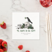 Til Death Goth Irish Skull Brautparty Party Serviette (Beispiel)