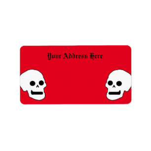 'Til Death Gothic Return Address Label Adressaufkleber