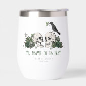 Til Death Gothic St Patricks Day Floral Skull (Links)