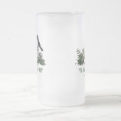 Til Death Gothic St Patricks Day Floral Skull Mattglas Bierglas (Mittel)