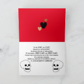 'Til Death Gothic Wedding Einladung (Innenseite)