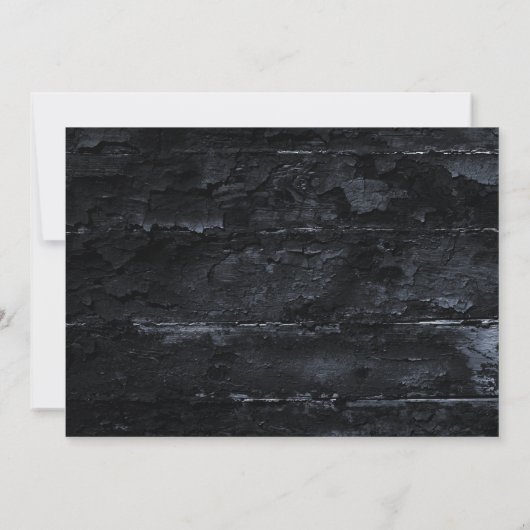 Til Death Gothic Wedding speichern das Datum Save The Date (Rückseite)