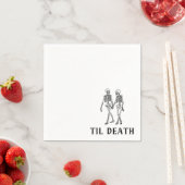 Til Death Napkins Serviette (Beispiel)