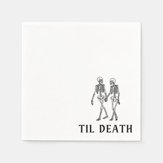 Til Death Napkins Serviette (Vorderseite)